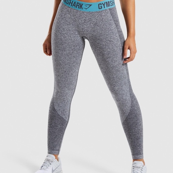 SOLD- Gymshark flex blue grey leggings small - Picture 4 of 5